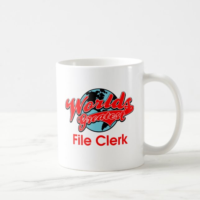 World's Greatest File Clerk Coffee Mug (Right)