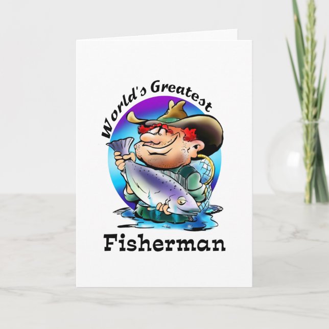 World's Greatest Fisherman Gear Card (Front)