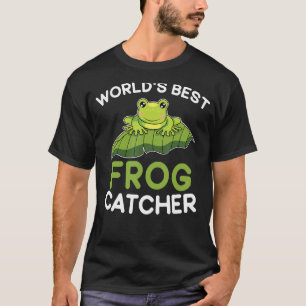 World's Greatest Frog Catcher Cute Amphibian Frog T-Shirt