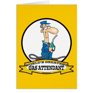 WORLDS GREATEST GAS ATTENDANT MEN CARTOON
