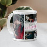 Worlds Greatest Girlfriend Photo Coffee Mug<br><div class="desc">Personalised girlfriend coffee mug featuring a 6 photo collage template,  the word "worlds greatest girlfriend" in a cute pink gradient font,  and your names.</div>