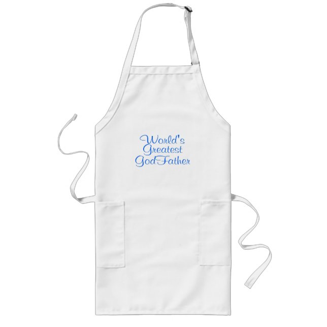 Worlds Greatest GodFather Long Apron (Front)