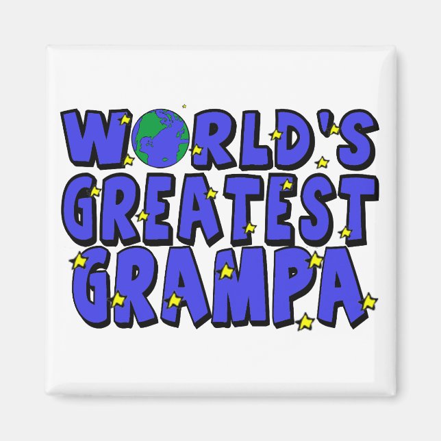 World's Greatest  Grampa Magnet (Front)
