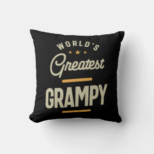 World's Greatest Grampy - Grandpa Cushion