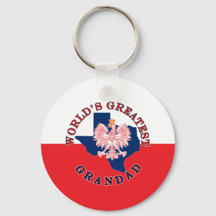 World's Greatest Grandad Key Ring