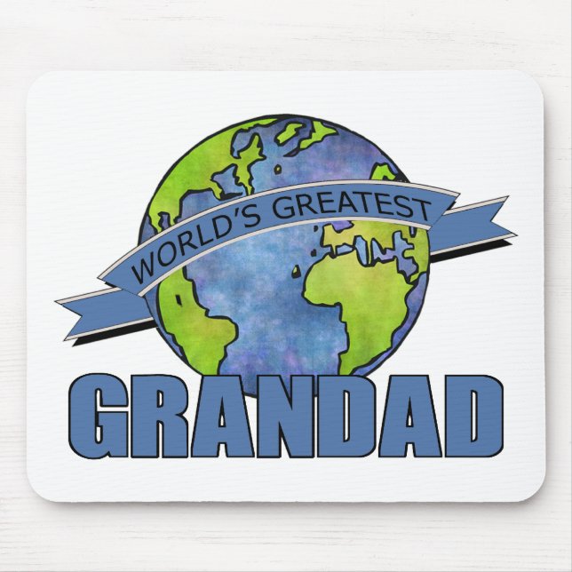 World's Greatest Grandad Mouse Pad (Front)