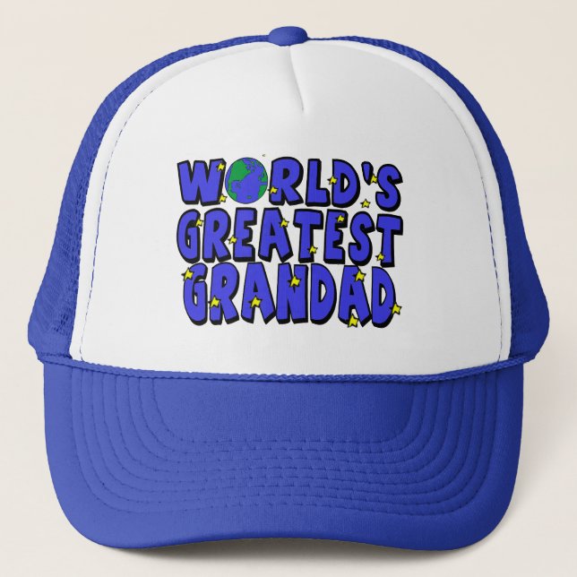 World's Greatest    Grandad Trucker Hat (Front)