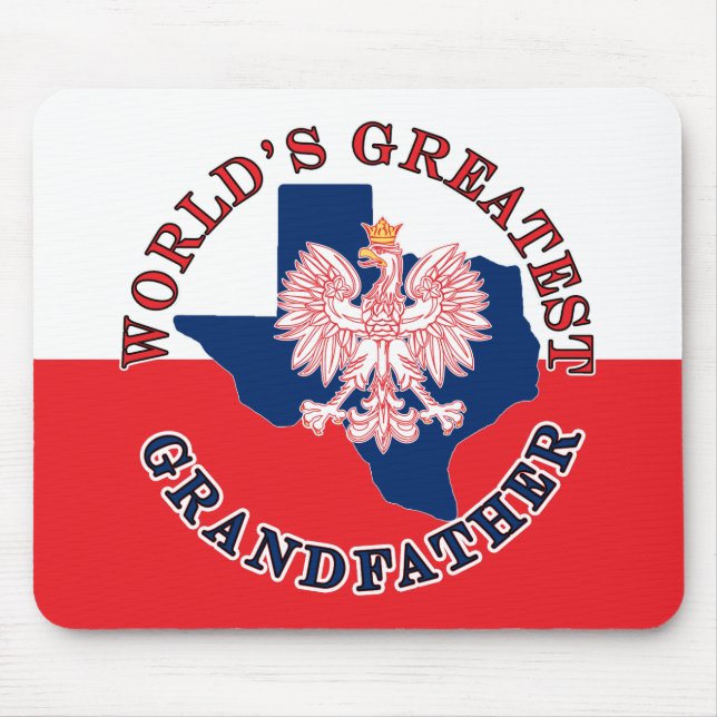 World's Greatest Grandfather Mouse Pad (Front)