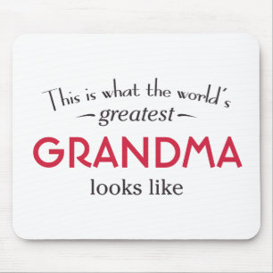 World's Greatest Grandma Mouse Pad