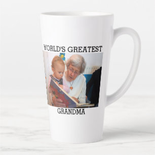 World's Greatest Grandma Photo Create Your Own Latte Mug