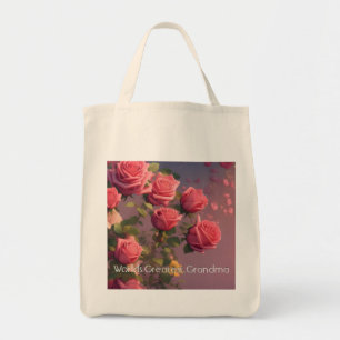 World's Greatest Grandma Reusable Washable Grocery Tote Bag