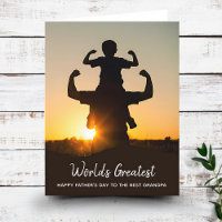 World's Greatest Grandpa Father's Day Photo Card
