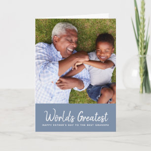World's Greatest Grandpa Father's Day Photo Card