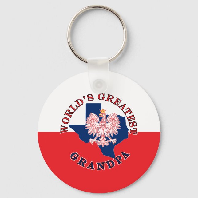 World's Greatest Grandpa Key Ring (Front)