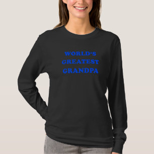World's Greatest Grandpa Nerd Geek Graphic T-Shirt
