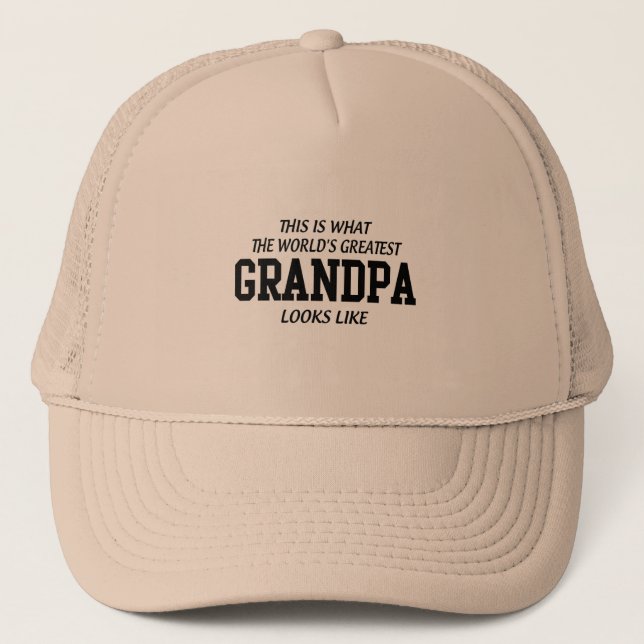 World's Greatest Grandpa Trucker Hat (Front)