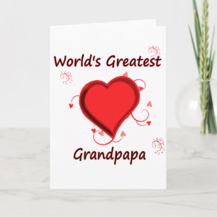 World's Greatest Grandpapa Card