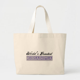 World's Greatest Granma Large Tote Bag