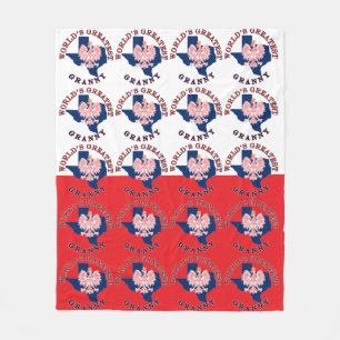World's Greatest Granny Fleece Blanket