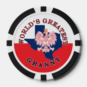 World's Greatest Granny Poker Chips