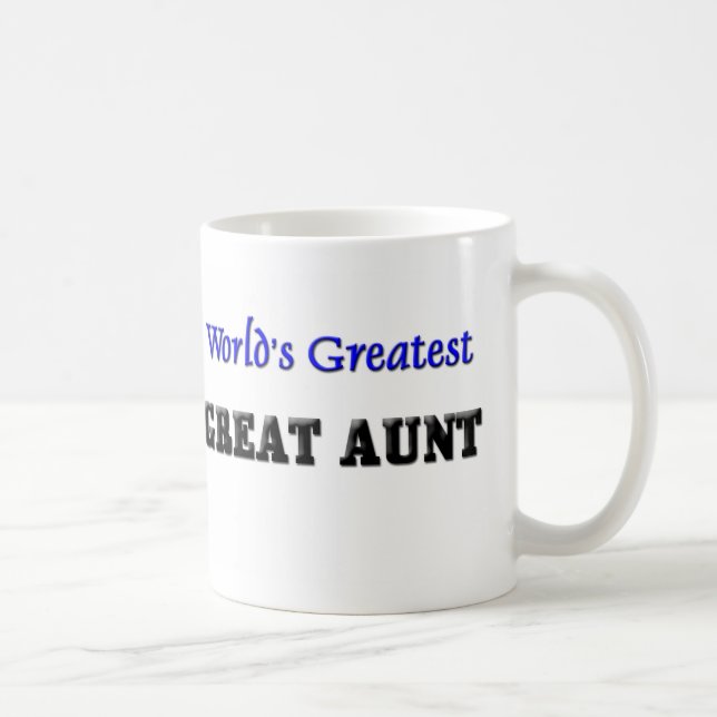 World's Greatest Great Aunt Coffee Mug (Right)