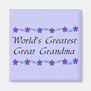 World's Greatest Great Grandma Magnet