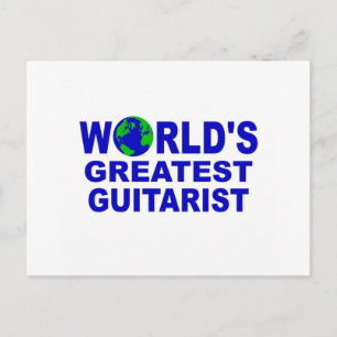 World's greatest Guitarist Postcard