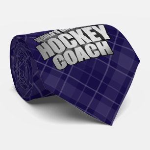 Worlds Greatest Hockey Coach Neck Tie