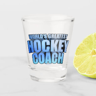 World's Greatest Hockey Coach Shot Glass