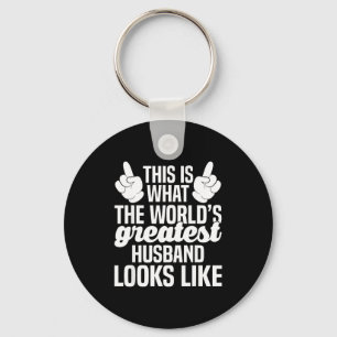 World's greatest husband _ husband ever  key ring