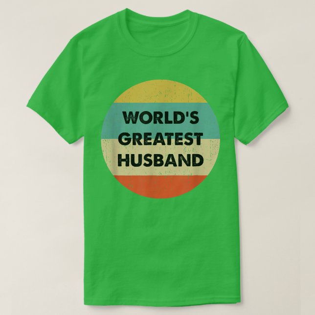 World's Greatest Husband  T-Shirt (Design Front)