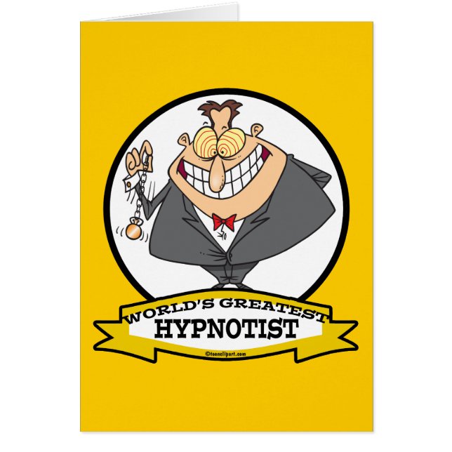 WORLDS GREATEST HYPNOTIST CARTOON (Front)