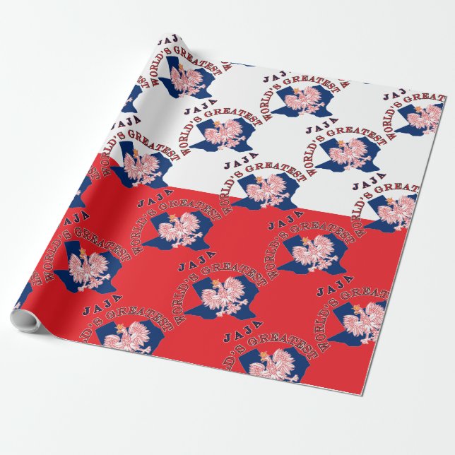 World's Greatest Jaja Wrapping Paper (Unrolled)