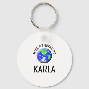 World's Greatest Karla Key Ring