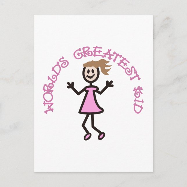 World's Greatest Kid Postcard (Front)