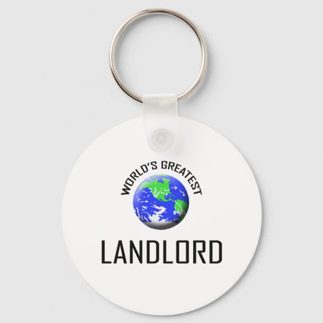 World's Greatest Landlord Key Ring (Front)