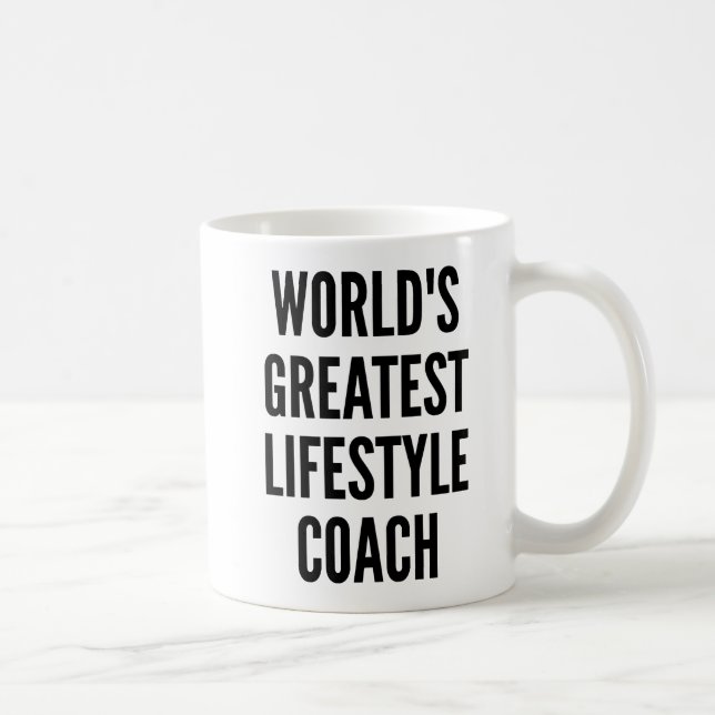 Worlds Greatest Lifestyle Coach Coffee Mug (Right)