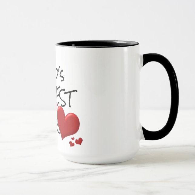 world's greatest lover cute chic funny coffee mug (Right)