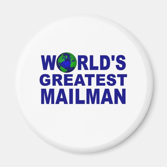 World's Greatest Mailman Magnet (Front)