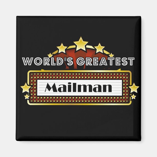 World's Greatest Mailman Magnet (Front)