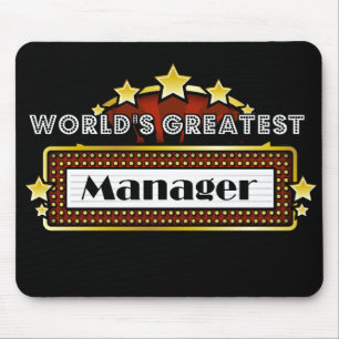 World's Greatest Manager Mouse Pad