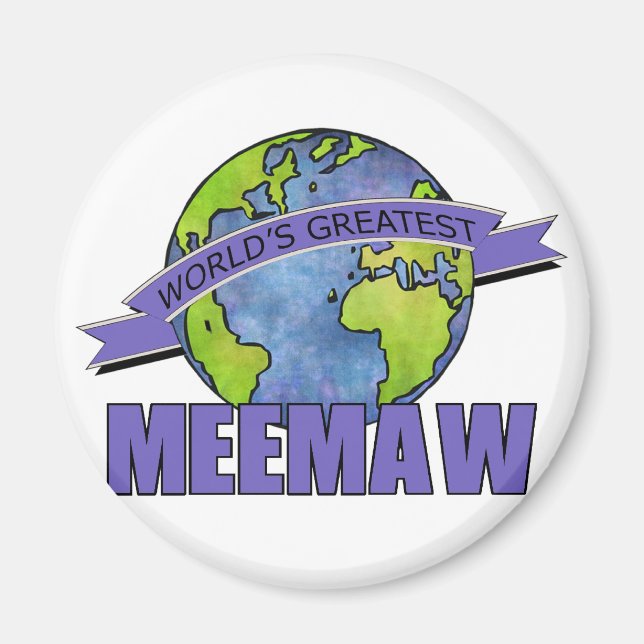 World's Greatest MeeMaw Magnet (Front)