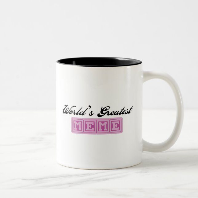 World's Greatest Meme Two-Tone Coffee Mug (Right)