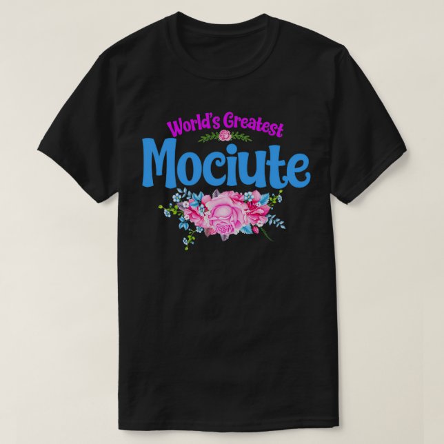 World's Greatest Mociute  Lithuanian Grandma Pullo T-Shirt (Design Front)