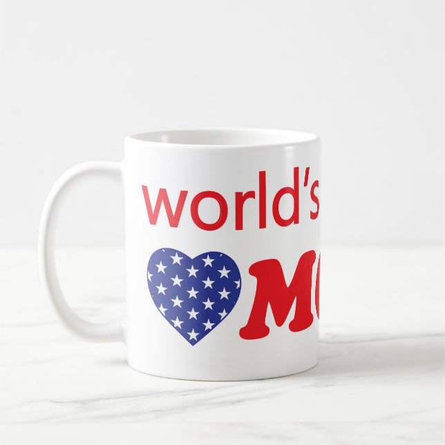 WORLDS GREATEST MOM COFFEE MUG (Left)