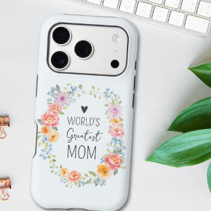 World's Greatest Mom Colorful Floral Mother's Day