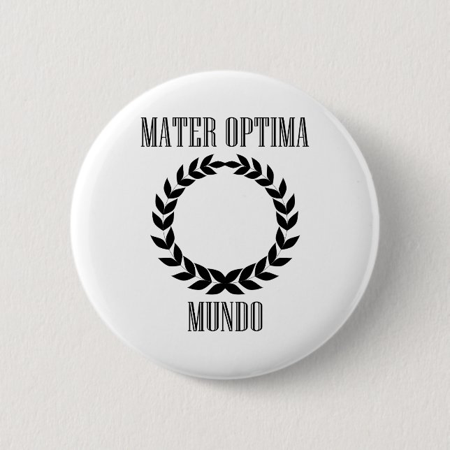 Worlds Greatest Mother 6 Cm Round Badge (Front)