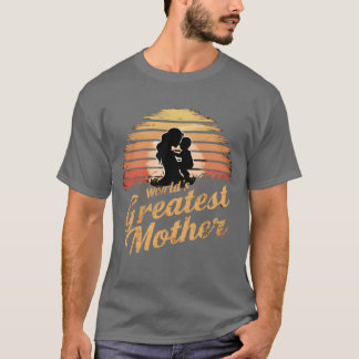 Worlds Greatest Mother Silhouette Sunset vintage T-Shirt