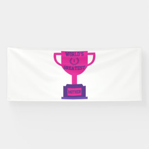 World's Greatest Mother's Day 4x10 Vinyl Banner