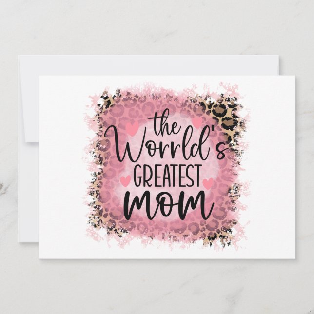 Worlds Greatest Mum Card (Front)